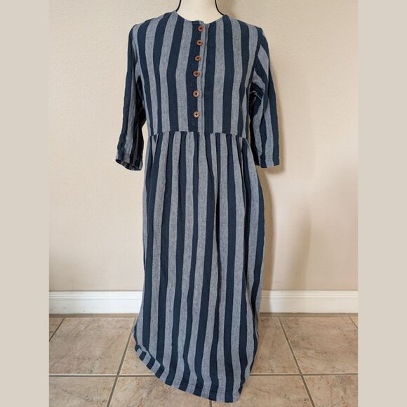 Pyne & Smith no. 14 in Charlotte Stripe, size Small - Picture 2 of 9